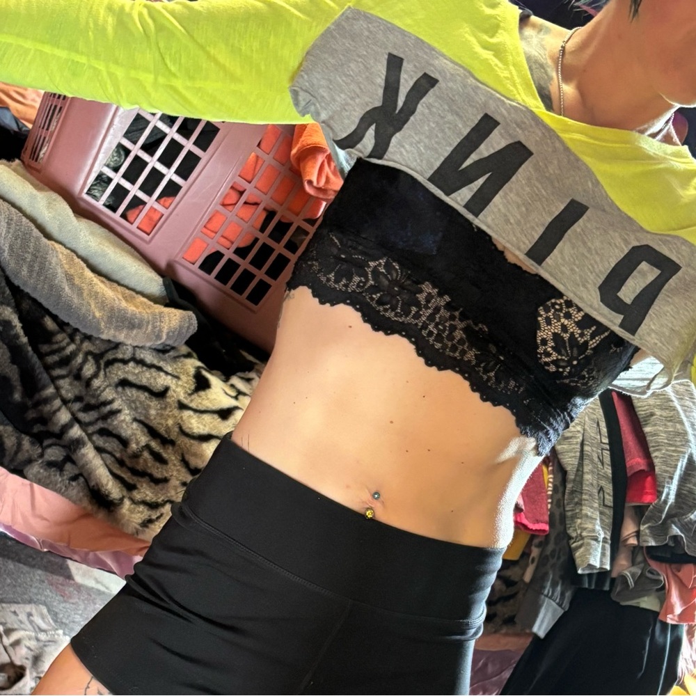 Victoria's Secret PINK Neon Yellow Top